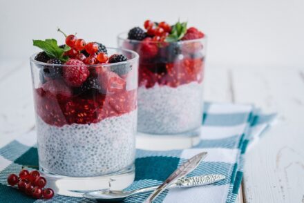 pudding chia et fruits